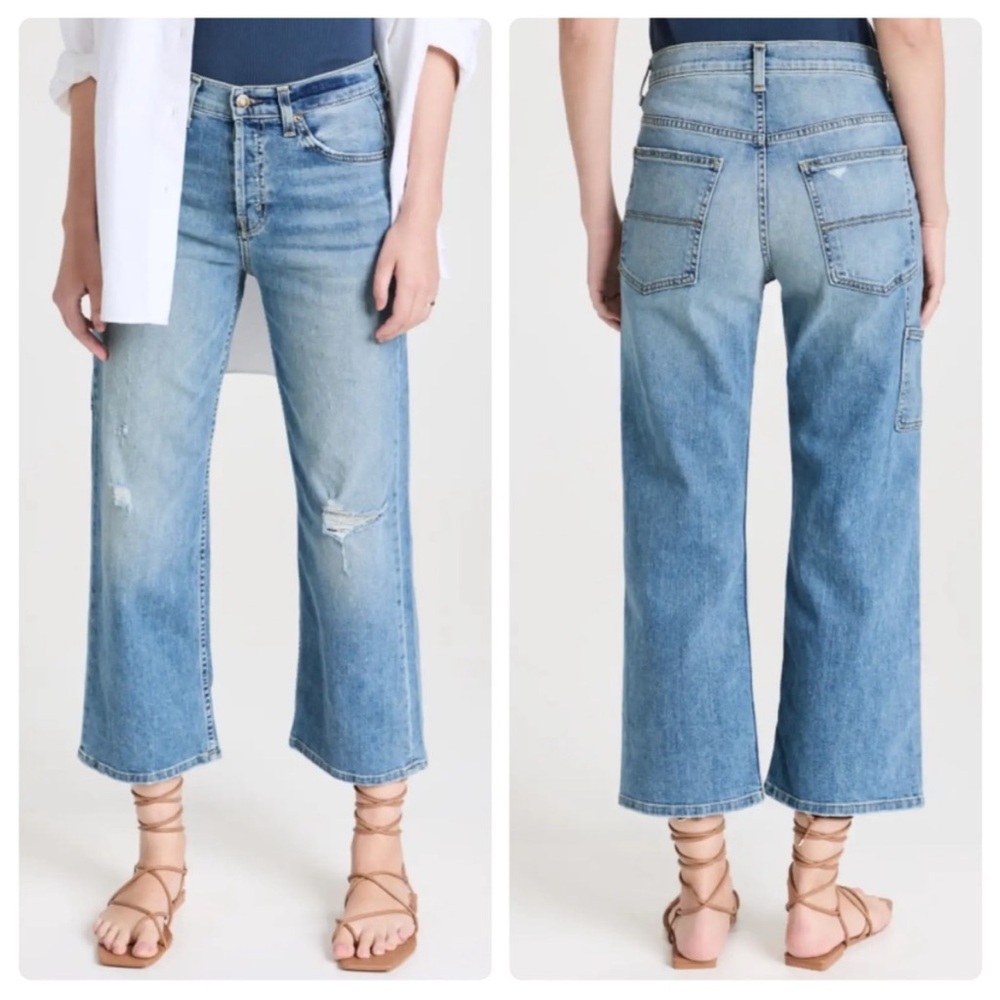 Nili Lotan Violette Jeans Faded Wash Blue Size 26